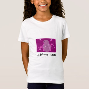 Cute Rosa and Lila Ladybug Tee
