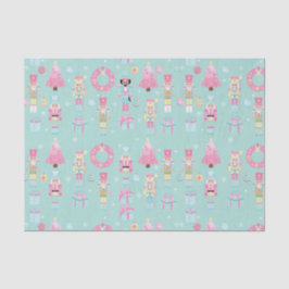 Cute Rosa and Mint Grönt jul Nutcracker