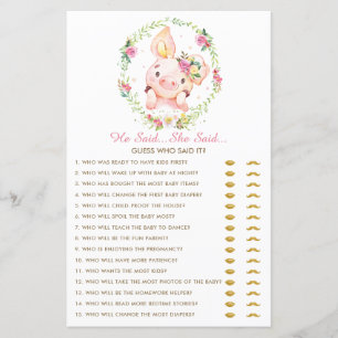 Cute Rosa Baby Pig Piglet sa att hon sa att spel