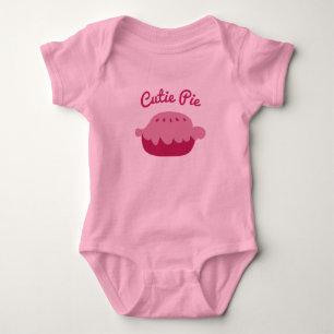 Cute rosa baby tutu-kroppsdräkt för flickorna i Cu Tröja