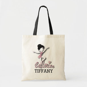 Cute Rosa Ballerina Girl Lastpallsdansare Tygkasse