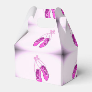 Cute rosa ballerina-skor presentaskar