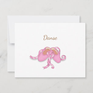 Cute Rosa Ballet Tofflor Anpassningsbar Dancer Not