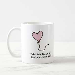 Cute rosa-ballonger, Cute Mugg, Speciell gåva Kaffemugg