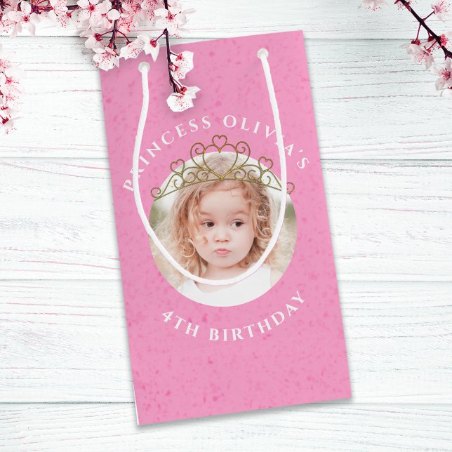 Cute Rosa Birthday Girl Princess Tiara Simple (Skapare uppladdad)