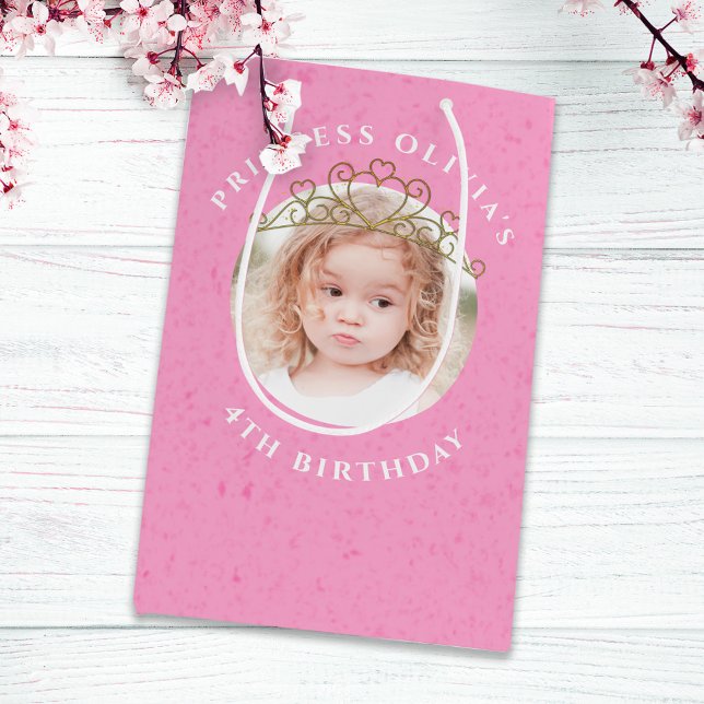 Cute Rosa Birthday Girl Princess Tiara Simple (Skapare uppladdad)
