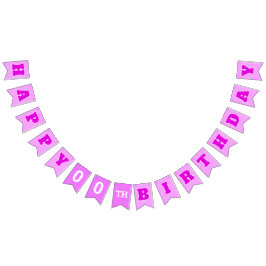 Cute ROSA Birthday Vimplar