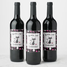 Cute Rosa Black White Halloween fest