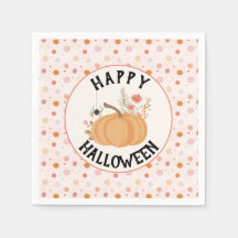 Cute Rosa Blommigt Halloween