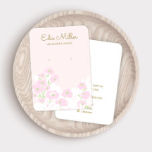 Cute Rosa Blommigt Script Earring Jewelry