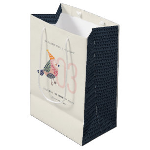 Cute  Rosa Boho Birdie oavsett ålder