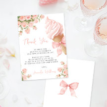 Cute Rosa Bow Ice Cream, sommarduschen Flicka