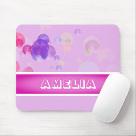 Cute Rosa Bubbles Girly Namn Musmatta