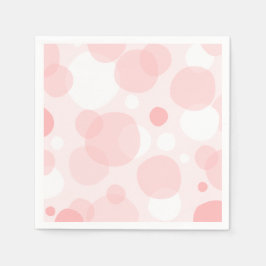 Cute rosa bubbles pappersservett