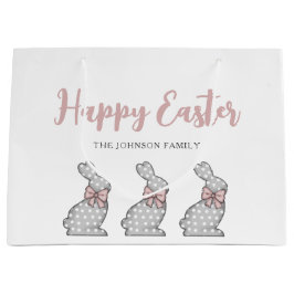 Cute Rosa Bunny Glad påsk