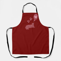 Cute Rosa Cat Hearts Monogrammed