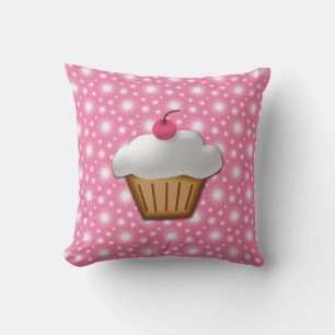 Cute Rosa Cherry Cuppie Kudde