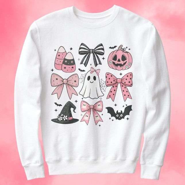 Cute Rosa Coquette Halloween T Shirt (Skapare uppladdad)
