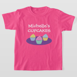Cute rosa cupaka t shirt for girl's baking party