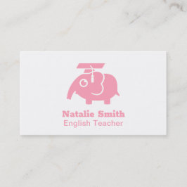 Cute Rosa Elephant Student Hat Teacher Business