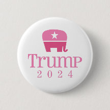 Cute Rosa Elephant Women for Donald Trump 2024