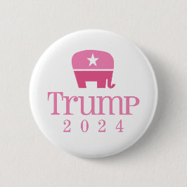 Cute Rosa Elephant Women for Donald Trump 2024 Knapp