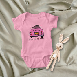 Cute Rosa Figaro Car Figaration Baby Bodykostym Tee