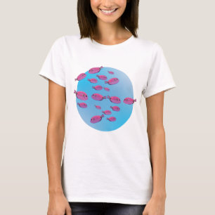 Cute Rosa Fishing Simma T-shirt