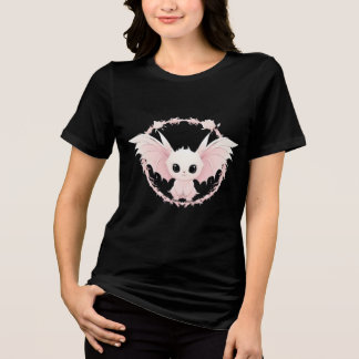 Cute Rosa FLADDERMUS Ghotic Halloween Costume T Shirt
