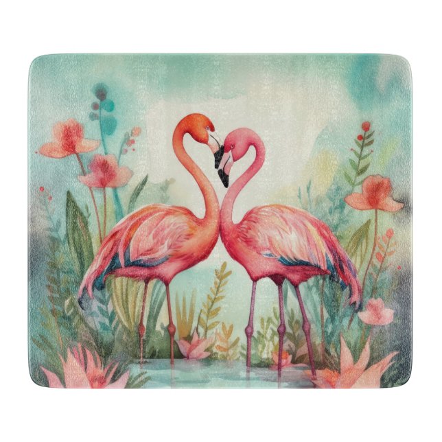 Cute rosa flamingo älskare (Framsidan)