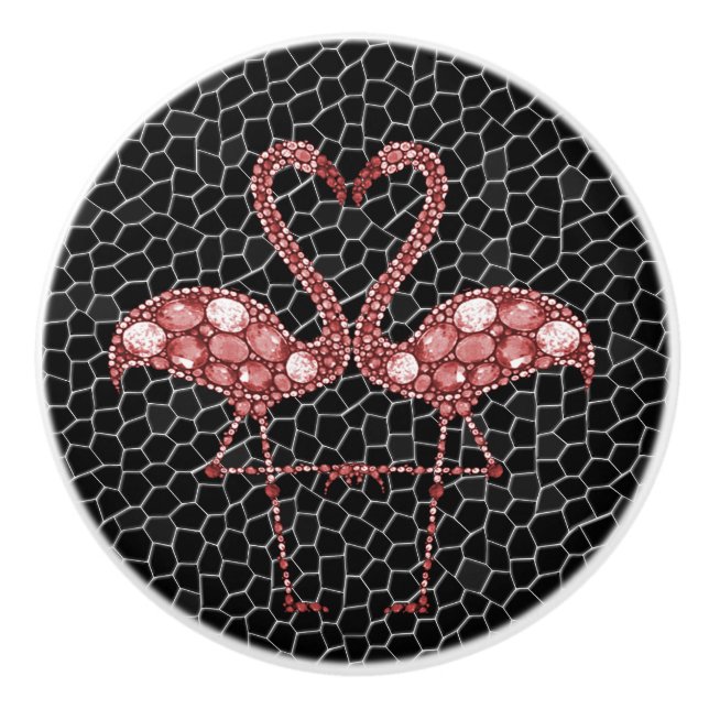 Cute Rosa Flamingo Knopp (Framsidan)