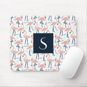 Cute Rosa Flamingo Monogram Musmatta