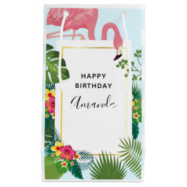 Cute Rosa Flamingo Tropical Themme Birthday