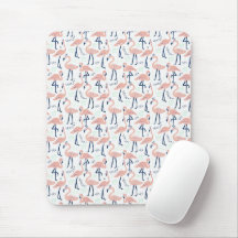Cute rosa flamingos