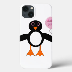 Cute Rosa Flicka Penguin iPad-väska