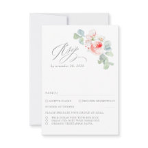 Cute Rosa Flowers Elegant bröllop OSA