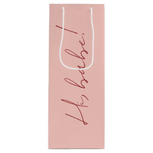 Cute Rosa Galentine's Day Babe Red Script Message