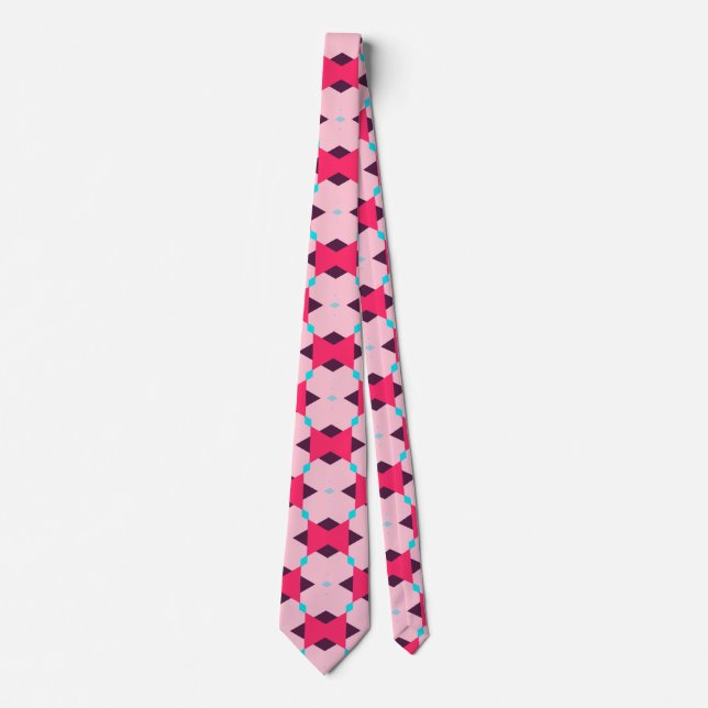 Cute Rosa Geometric Mönster Slips (Framsida)