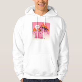 Cute Rosa Ghost: Hug Me! :( (man white hoodie) #03 Hoodie