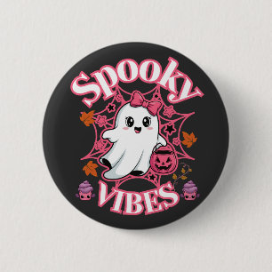 Cute Rosa Ghost Spooky Vibes Art Knapp