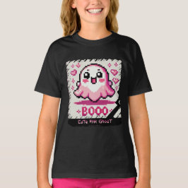 Cute Rosa Ghost: Sweet and Spooky-children girl sh T Shirt