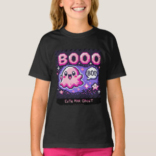 Cute Rosa Ghost: Sweet and Spooky-children girl sh T Shirt