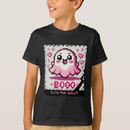 Cute Rosa Ghost: Sweet and Spooky -tshirt boyunge T Shirt