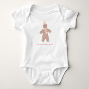 Cute Rosa Gingerbröd första jul T Shirt