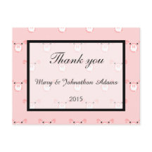 Cute Rosa Gris Ansikte Mönster Roligt Bröllop