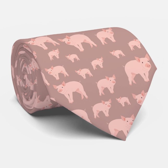 Cute Rosa Gris Mönster Slips (Rullad)