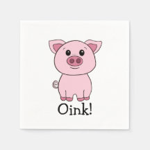 Cute Rosa Gris Oink! Husdjur