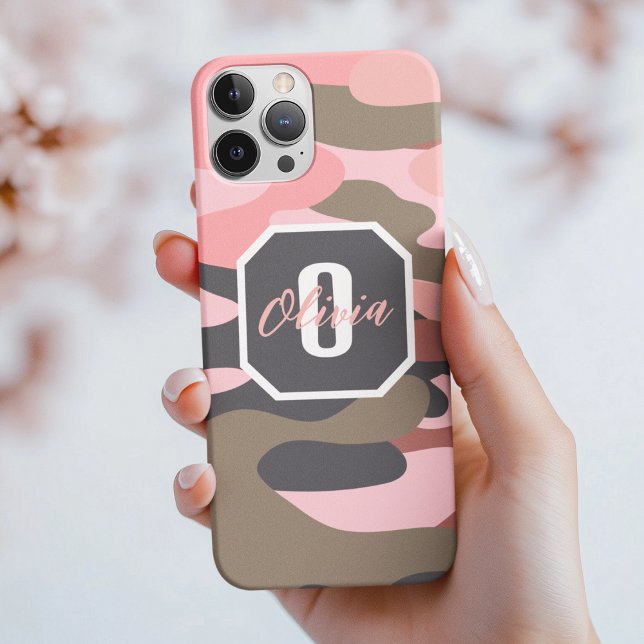 Cute Rosa Grönt Camo, minimal Personlig (Skapare uppladdad)