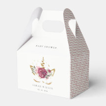 Cute Rosa Guld Blommigt Unicorn Baby Shower