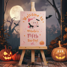Cute Rosa Halloween-Födelsedagsfest
